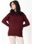 Vs Kadın O Yaka Triko Kazak 20 433 Emy 23K Bordo 2