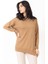 Vs Kadın O Yaka Triko Kazak 20 433 Emy 23K Camel 2