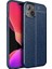 iPhone 13 Mini Kılıf Deri Desenli ve Esnek Yapılı Sağlam Derry Silikon Kılıf 1