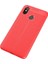 Xiaomi Mi Max 3 Kılıf Deri Desenli ve Esnek Yapılı Sağlam Derry Silikon Kılıf 1