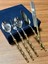 Royking Bambu 5 Parça Servis Seti Antik Gold Eym 061 1