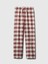 Kadın Kırmızı Supersoft Desenli Flannel Pijama Altı 2