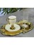 Royking Gold Kahve Sunum ve Servis Tepsisi 30X19 cm Eyp 009 1