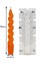 Poli Karbon Mum Kalıbı Şamdanlık Spiral Burgulu Uzun Kalıbı 18 cm 5