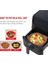 Hava Fritözü Silikon Astarı, Silikon Hava Fritözü Astarı Plug-In, Silikon Sepet Kase Tencere, Yeniden Kullanılabilir Fırın Tepsisi ve Fırın (Yurt Dışından) 3