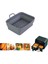 2 Adet Yeniden Kullanılabilir Silikon Airfryer Gömlekleri DZ201/DZ401 Foodı Hava Fritöz Fırın Aksesuarları Gıda Güvenli Hava Fritöz Kasesi, B (Yurt Dışından) 3