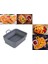 2 Adet Yeniden Kullanılabilir Silikon Airfryer Gömlekleri DZ201/DZ401 Foodı Hava Fritöz Fırın Aksesuarları Gıda Güvenli Hava Fritöz Kasesi, B (Yurt Dışından) 4
