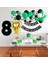 Futbol Temalı Balon Zincir Seti Kupa Folyo Balon Futbol Topu Baskılı Balon Doğum Günü Balon Seti 1