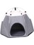 Pet Çadır Yuva Aksesuarları Kamp Kedileri ve Küçük Köpek Için Kaymaz Köpek Evi Gri (Yurt Dışından) 2