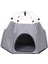 Pet Çadır Yuva Aksesuarları Kamp Kedileri ve Küçük Köpek Için Kaymaz Köpek Evi Gri (Yurt Dışından) 3