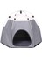 Pet Çadır Yuva Aksesuarları Kamp Kedileri ve Küçük Köpek Için Kaymaz Köpek Evi Gri (Yurt Dışından) 4