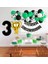 Futbol Temalı Balon Zincir Seti Kupa Folyo Balon Futbol Topu Baskılı Balon Doğum Günü Balon Seti 1