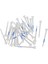30 Golf Tees Golf Aksesuarları Golf Tees Açı Egzersizi Için 83 cm ve Mavi (Yurt Dışından) 2