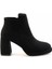 Siyah Süet Kadın Bot & Bootie K02231432002 2