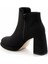 Siyah Süet Kadın Bot & Bootie K02231432002 4