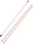2x Golf Hizalama Çubukları Taşınabilir Ş Düzeltici Golf Salıncak 100CM Turuncu (Yurt Dışından) 2