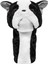 Cartoon Golf Club Headcover Cover Için 460CC Sürücü Black White (Yurt Dışından) 2