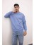 X8282 Boxy Fit Bisiklet Yaka Baskılı Sweatshirt 3