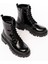 868-356 Siyah Rugan Bağcıklı Fermuarlı Günlük Kadın Bot 1
