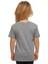 Gri Basic Unisex Çocuk Sıfır Yaka Kısa Kollu Tişört 3