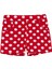 Kırmızı Polka-Dot Kız Çocuk Desenli Cepli Şort 1