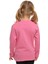 Şeker pembe Basic Unisex Çocuk Mevsimlik Sıfır Yaka Uzun Kollu Tişört 3