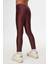 Bordo Kız Çocuk Kışlık Deri Pantalon 4