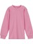 Pembe Basic Kız Çocuk Çıtçıtlı Sıfır Yaka Kışlık Uzun Kol Tişört 1