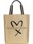 Vs Official Fashion Show Glamour Glitter Gold Tote With Heart Logo 1
