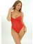 Kırmızı Çizgili Bodysuit - 878 1
