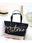 Vs Siyah Gold Kanvas Tote Seyahat Çantası 4
