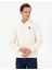 Erkek Krem Sweatshirt 50293406-VR071 1