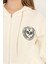 Kadın Fermuarlı Regular Fit Sweatshirt Ekru 3