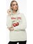 Kadın Kiraz Baskılı 3 Iplik Şardonsuz Sweatshirt Mint 3