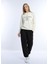 Kadın 3 Iplik Şardonsuz United Kingdom Nakışlı Sweatshirt Siyah 3