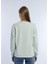 Kadın Love Baskılı 3 Iplik Şardonsuz Sweatshirt Mint 4