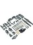 1/12 12428 12423 12427 Rc Araba Parçaları Fy Modeli Yükseltilmiş Metal Parçalar Salıncak Kolu Koltuk Rc Araba Parçaları Seti, Titanyum (Yurt Dışından) 1