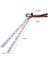 Rc Araba Işık Şasi 24 LED Işık Şeridi Alüminyum Alaşımlı 1/10 1/8 Rc Araba Modeli 94123 6V 12V Kırmızı (Yurt Dışından) 2