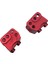 Adet Cnc Alüminyum Ön Arka Alt Şok Bağlantı Bağlantı Montajı Rc 1/10 Kaya Araba Eksenel SCX10-II 90046 90047 AR44 Aks, Kırmızı (Yurt Dışından) 4