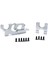 Metal Ayarlanabilir Motor Montajı ve Merkezi Dişli Montaj Seti 104072 104001 104002 1/10 Rc Araba Yükseltme Parçaları, Gümüş (Yurt Dışından) 1