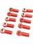 10 Adet Metal M2.5 Bağlantı Rot Ucu Rotil A959 12428 144001 C24 Mn D90 MN99S Rc Araba Parçaları, Kırmızı (Yurt Dışından) 1