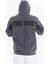Kapüşonlu Sırtı Zero Baskılı Diagonel Sweatshirt 4