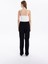 V Yaka Slim Fit Ince Askılı Triko Kadın Atlet 3