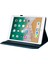 Izleme Standı iPad 9,7 INÇ(2018)/IPAD 9,7 INÇ(2017)/IPAD Air 2(Ipad 6)/ipad Air(Ipad 5)- Elastik Bantlı Çiçek Desenli Baskılı Deri Folyo Kapak (Yurt Dışından) 3