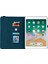 Izleme Standı iPad 9,7 INÇ(2018)/IPAD 9,7 INÇ(2017)/IPAD Air 2(Ipad 6)/ipad Air(Ipad 5)- Elastik Bantlı Çiçek Desenli Baskılı Deri Folyo Kapak (Yurt Dışından) 5