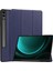 Samsung Galaxy Tab S10+KILIF Pu Deri+Tpu Üç Katlı Standlı Tablet Kılıfı Kalem Tutucu-Koyu (Yurt Dışından) 1