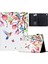 Samsung Galaxy Tab A8 10.5(2021)X205/X200 Kılıf Desen Baskı Tablet Kapak Darbeye Dayanıklı Deri Kart Tutucu Standı Kılıf-Çiçekler ve Kuşlar (Yurt Dışından) 1