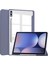 Samsung Galaxy Tab S10+ Kılıf Şeffaf Akrilik Deri Tablet Kapak Desteği Otomatik Uyku/uyanma- (Yurt Dışından) 1