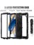 Samsung Galaxy Tab A8 10.5(2021)/(2022)WI-FI SM-X200/LTE SM-X205 Sert Pc Yumuşak Silikon Kılıf, Pet Ekran Koruyuculu Döner Kickstand Darbeye Dayanıklı Kapak, El/omuz Askılı-/ (Yurt Dışından) 3