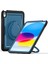 iPad 10.9(2022)CASE Pc+Tpu Kickstand Tablet Kılıfı, Kalem Tutuculu, Omuz Askılı-Lacivert (Yurt Dışından) 1